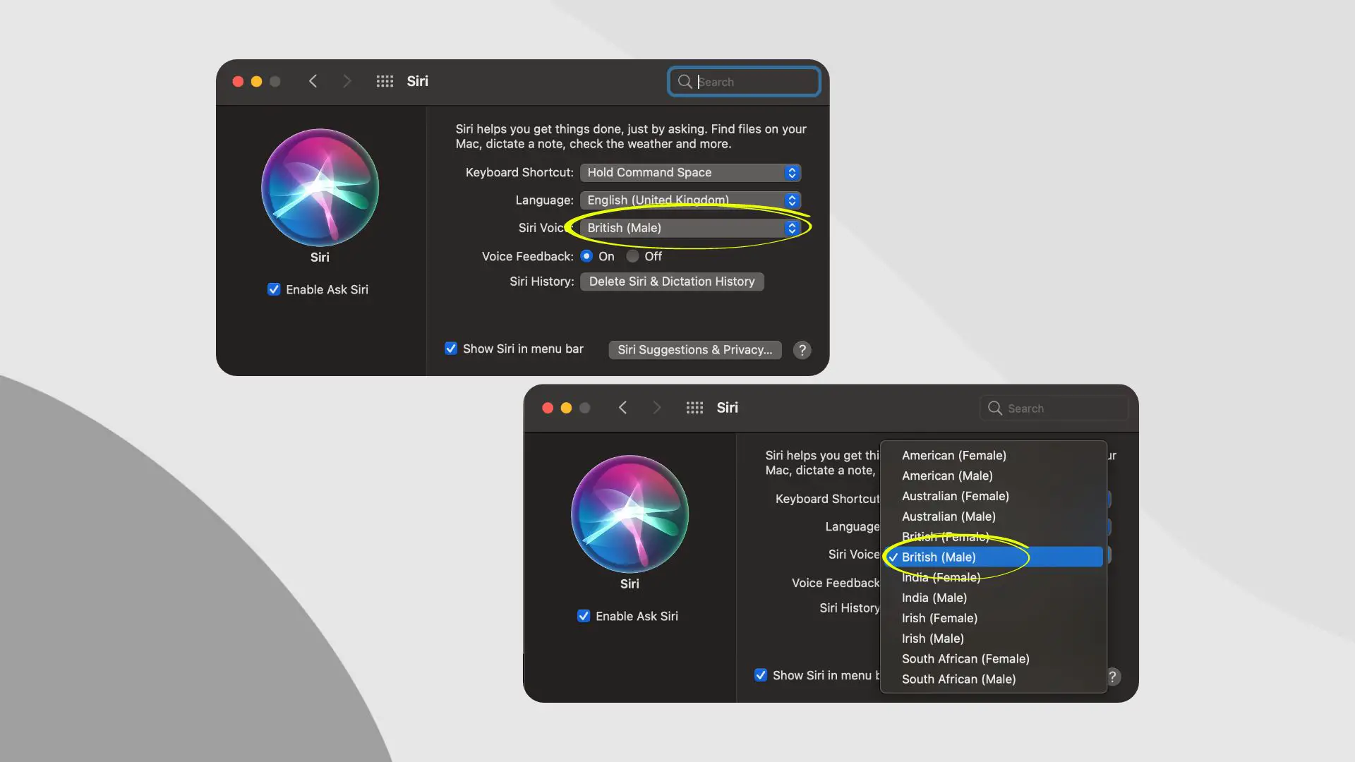 How to change Siri voice on Apple Maps on Mac