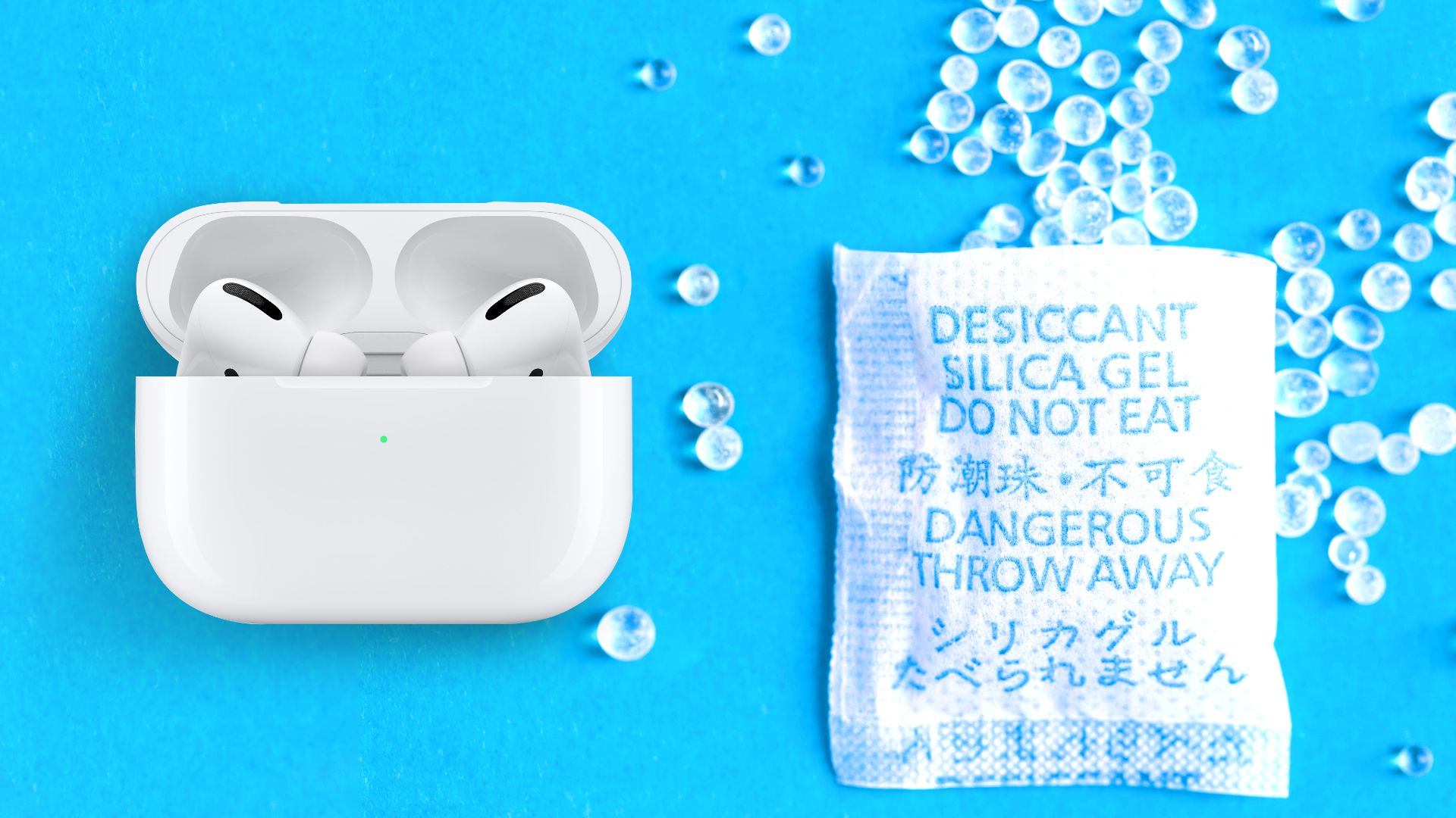 How to fix AirPods that feel in water using silica gel packets