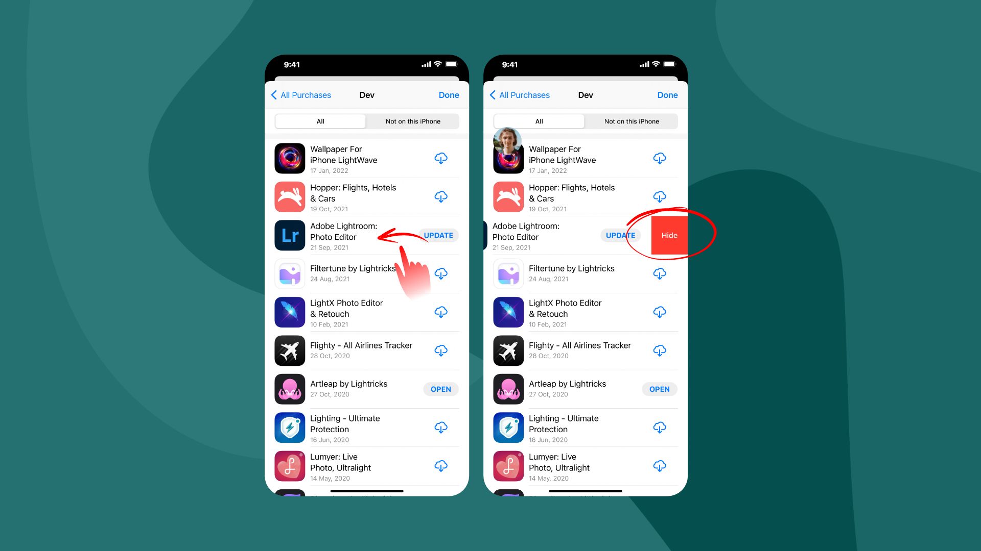 how to hide an app on iPhone