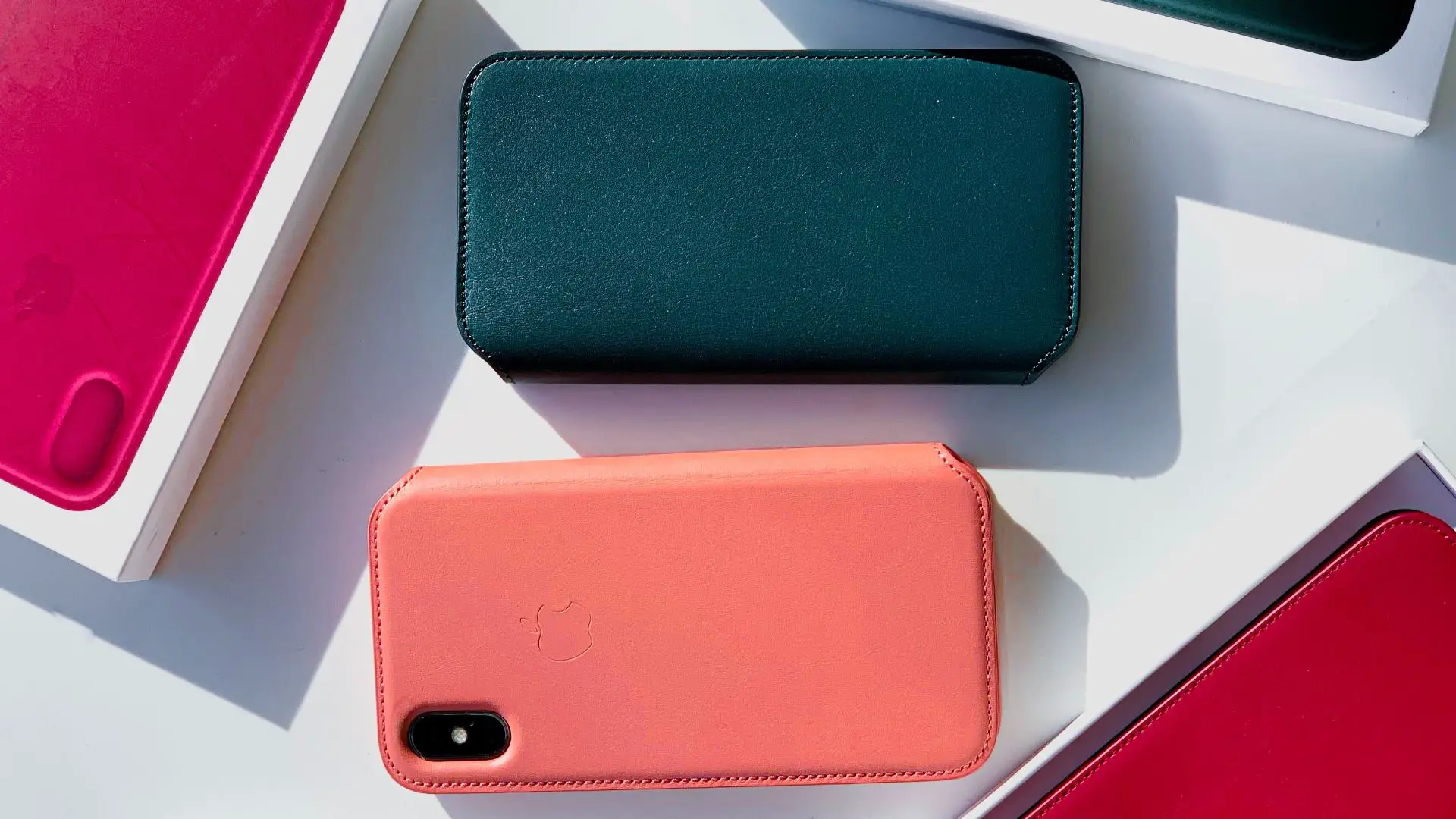 Leather iPhone case